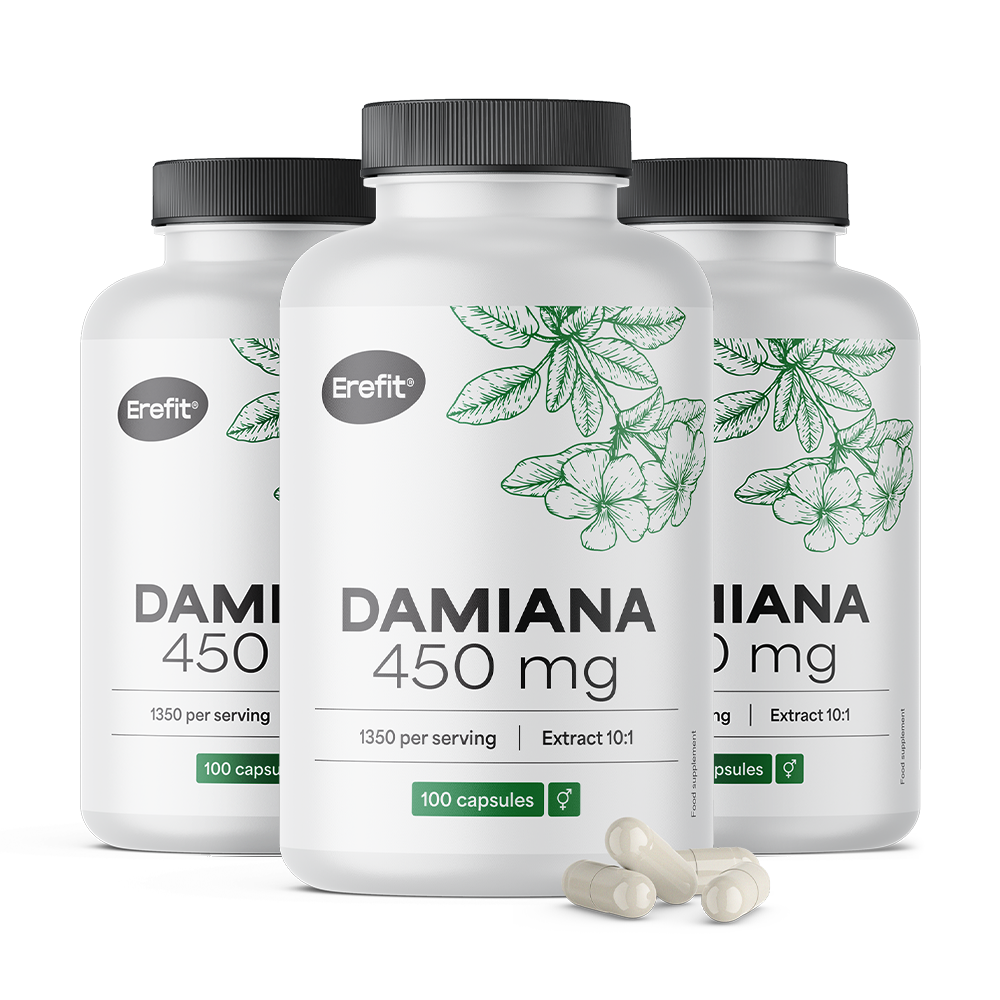 Damiana 450 mg – izvleček 10:1