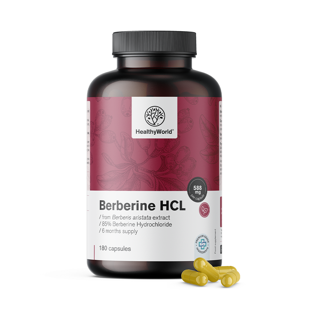 Βερβερίνη HCL 500 mg από εκχύλισμα του Berberis aristata