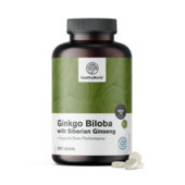 Ginkgo biloba με τζίνσενγκ Σιβηρίας 6600 mg, 365 δισκία