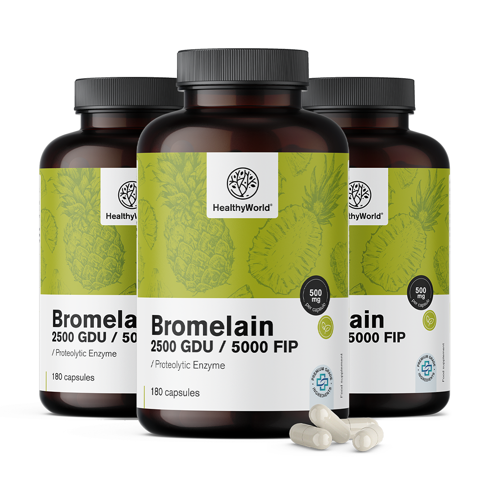 Bromelain 500 mg v kapsulah