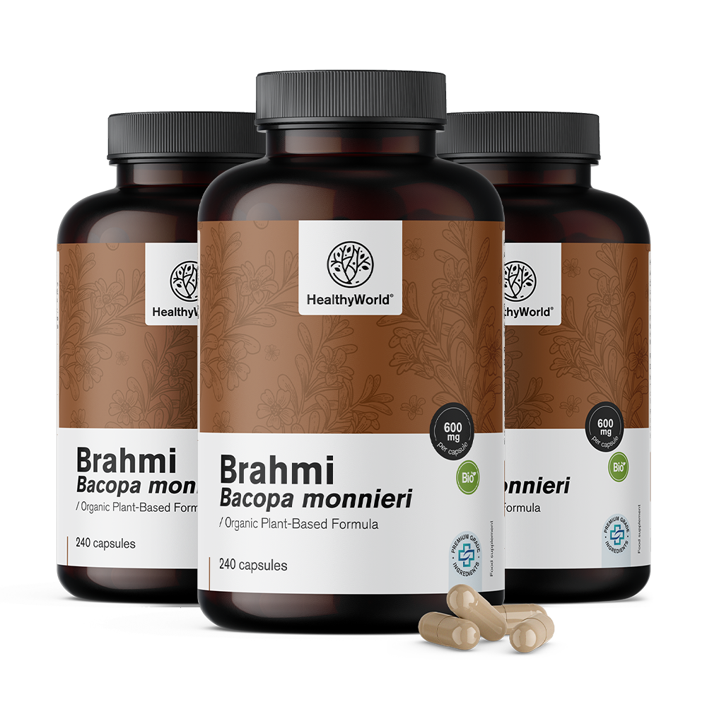 BIO Brahmi 600 mg v kapsulah